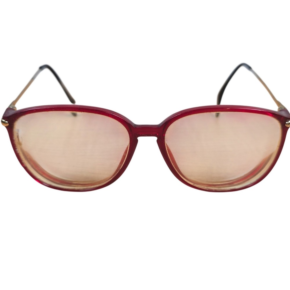 Red Rimmed Eye Glasses Frames Vintage